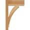 Ekena Millwork Thorton Block Rough Sawn Outlooker, Western Red Cedar, 6"W x 14"D x 22"H OUT06X14X22THR05RWR - alternate 2